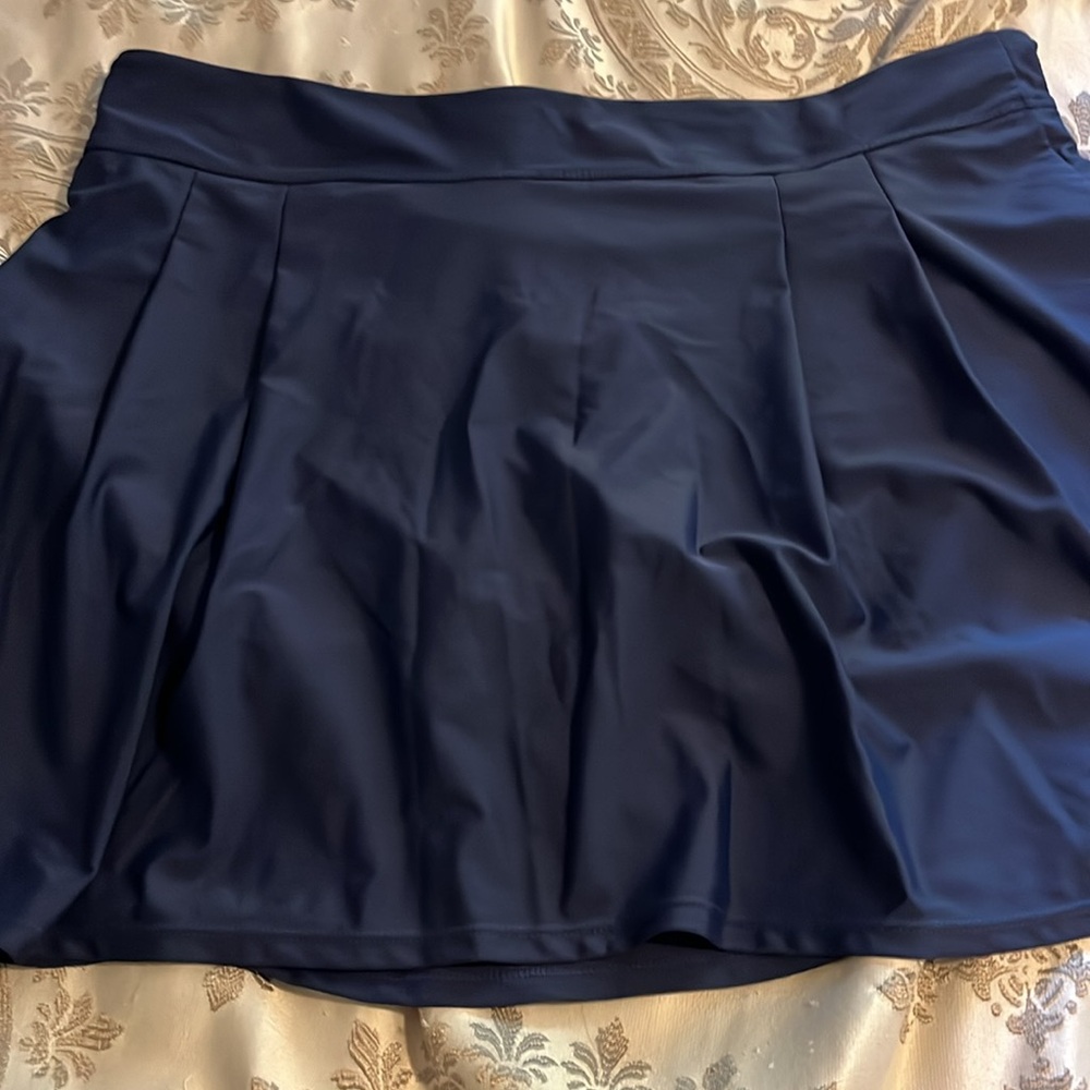 Mazu Swim swim skirt with lining, size 20W, navy blue - Picture 2 of 7